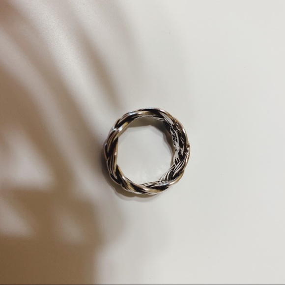 Sterling Silver Braided Band Ring - Picture 3 of 6